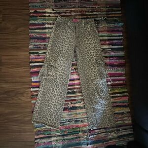 Cheetah Cargo Pants